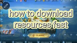 How to fix or download ML resources fast 2023subscribe na rin [upl. by Niple]