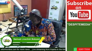 KOKROKOO WITH SAMUEL JOACHIM BOKEEM ON HELLO 1015 FM  FRIDAY [upl. by Nalon937]