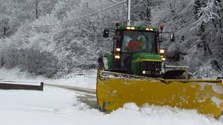 Déneigement 2019 John Deere  7810  SOUND [upl. by Sarene]