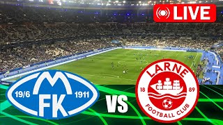 Molde FK  Larne FC LIVE 🔴 UEFA Conference League 20242025 [upl. by Ardith]