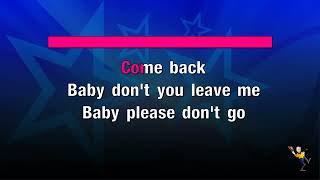 Baby Come Back  Pato Banton KARAOKE [upl. by Ripp]