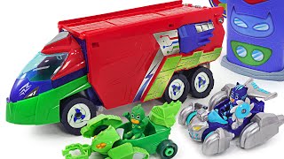 PJ Masks PJ Launching Seeker Transforming truck Destroy the Big Bad Truck  DuDuPopTOY [upl. by Peper]