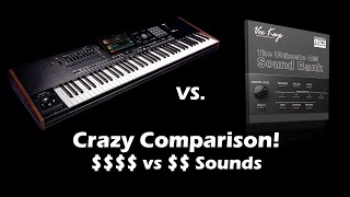 Crazy Comparison Korg PA5x  vs Soundfont Bank  veekeysvicom Shorts [upl. by Paquito]