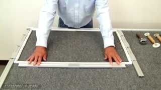 HowTo Rescreening a fiberglass window screen [upl. by Hadley]