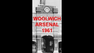 1961  Woolwich SECRET walled city  Royal Arsenal Woolwich market and station areas [upl. by Nibor]