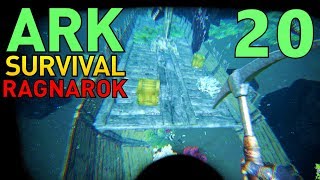 20 Looting The Sunken Ship ARK Ragnarok Survival Multiplayer [upl. by Nylimaj]