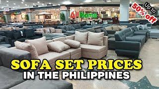 SOFA SET at ALLHOME I PRICES and LATEST DESIGN as of Dec 2021 [upl. by Brose749]