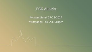 CGK Almelo 17112024 morgendienst [upl. by Kinny]