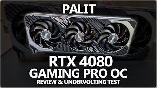 Palit RTX 4080 GAMING PRO OC Review  NZXT H1 V2 [upl. by Aihsenrad]