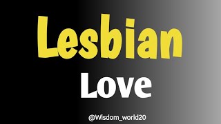 How to Say quotLesbian Lovequot in English CORRECTLY Pronunciation Guide [upl. by Akessej]