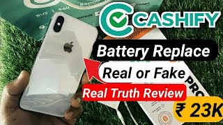 CHANGE IPHONE BATTERY REVIEW  CASHIFY  BATTERY HIGHLY DEGRADED OR NOT [upl. by Eenalem181]