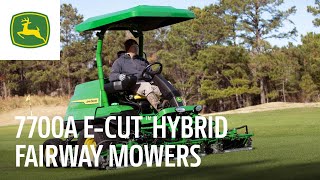 7700A ECut™ Hybrid Fairway Mower  John Deere Golf [upl. by Ongun877]