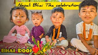 Bhai Tika Vlog  Nepali Bhai Tika Celebration  tihar [upl. by Rudman]