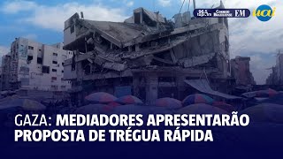 Mediadores apresentarão proposta de trégua de menos de um mês em Gaza [upl. by Vassaux]