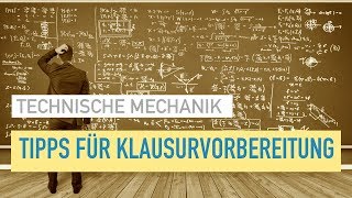 Tipps für Klausurvorbereitung – Technische Mechanik [upl. by Auqeenwahs]