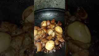 shorts l Adobong Baboy na may egg l panlasangpatoktv food filipinocuisine filipinofood [upl. by Frances]