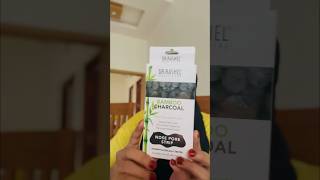 DrRashel Bamboo Charcoal Nose pore strip 🖤🩶 blackheads clearing  reviewvideosskincare [upl. by Conney]