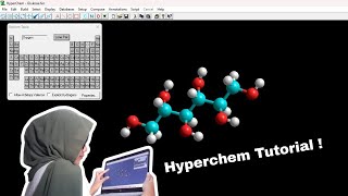 Tutorial Penggunaan Aplikasi Hyperchem [upl. by Sherye238]