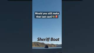 Would you still make that last cast 👮‍♂️🚨 shorts fishing bassfishing nature lake police [upl. by Creamer]