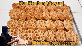 Kue Kembang Goyang Wijen Manis Gurih Renyah Bikin Nagih‼️Persiapan Lebaran [upl. by Debra]