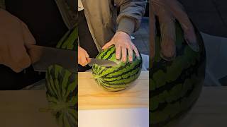 Must Try Fresh Korean Watermelon Juice  fruit cutting skills shortsvideo [upl. by Jesh]