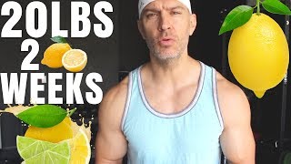 Lemon Water Diet  20lbs In 2 Weeks [upl. by Delmore]