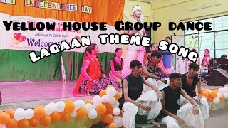 youhe public school  Yellow🟡 house group dance  On lagaan theme song [upl. by Salome]