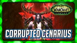 WOW ► Cenarius in the Emerald Nightmare Raid Demon Hunter Tank [upl. by Glassco]