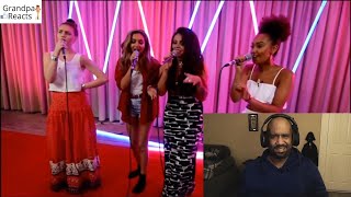 LITTLE MIX REACTION TO  Little Mix  Boy Acapella Live [upl. by Chappie]