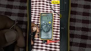 How to check continuety in multimeter Fluke 101 srtech continuity test [upl. by Llertal]