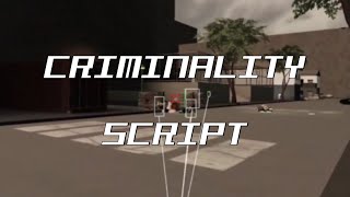 NoInjector Script ROBLOX Criminality [upl. by Isis]