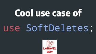 Laravel Eloquent tip  soft deletes in relationships [upl. by Enilatan]