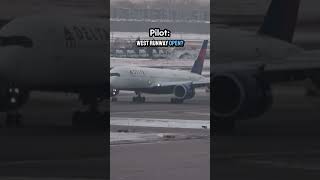 Aircraft Lands On Closed Runway During PLANE CRASH 😱 plane planes aviation avgeek [upl. by Iatnwahs]