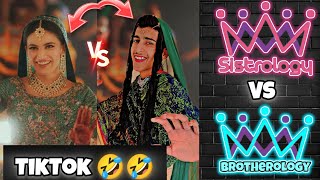 SISTROLOGY VS BROTHEROLOGY TIKTOK  brotherology new vlog sistrology [upl. by Emelin]