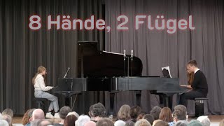 Kammerkonzert Aichwald 2024  8 Hände an 2 Flügeln [upl. by Irahs767]