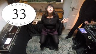 33Hz SONIC ORGASM woman has orgasm from sound [upl. by Dnalhsa]