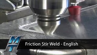 Friction Stir Welding Demonstration  English [upl. by Ettesyl]