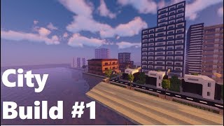 City Build 1  Getting Started Minecraft Timelapse [upl. by Rocco388]