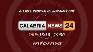 CALABRIA NEWS 24 INFORMA ORE 1930 [upl. by Coleman]