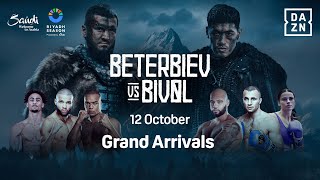 RIYADH SEASON ARTUR BETERBIEV VS DMITRY BIVOL GRAND ARRIVALS LIVESTREAM [upl. by Aimet900]