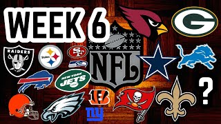 FULL NFL WEEK 6 Picks and Predictions 2024 [upl. by Balkin779]