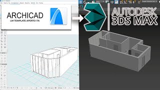 Как перенести стены из Архикада в 3Ds Max Уроки для новичков [upl. by Irac]