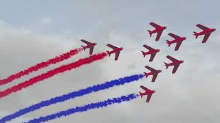 The Reds full 9 ship display  Red arrows gta online [upl. by Ilam854]