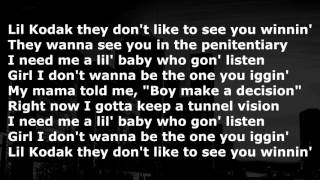 Lyrics Kodak Black  Tunnel Vision [upl. by Dixon997]