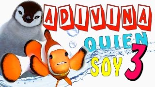 ADIVINA QUIEN SOY 3  VÍDEOS EDUCATIVOS PARA NIÑOS  LOS ANIMALES EN ESPAÑOL de 3 a 4 años [upl. by Zara43]