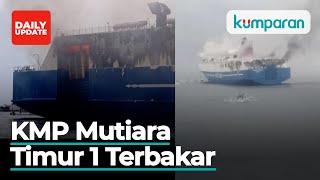 KMP Mutiara 1 Terbakar di Selat Bali Angkut Ratusan Penumpang [upl. by Areek298]