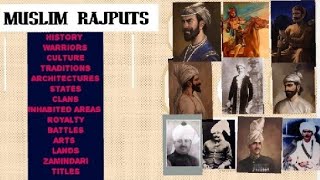 Muslim Rajput  Rajput Warriors rajput [upl. by Morocco359]