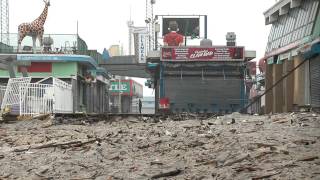 Hurricane Sandy boardwalk damage in Seaside Heights NJ  recorded 121712 [upl. by Eislehc]