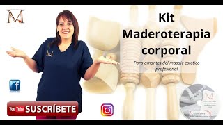 Kit Maderoterapia corporal [upl. by Ettie672]