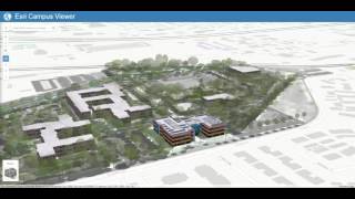 Esri 3D Campus Viewer [upl. by Kilian]